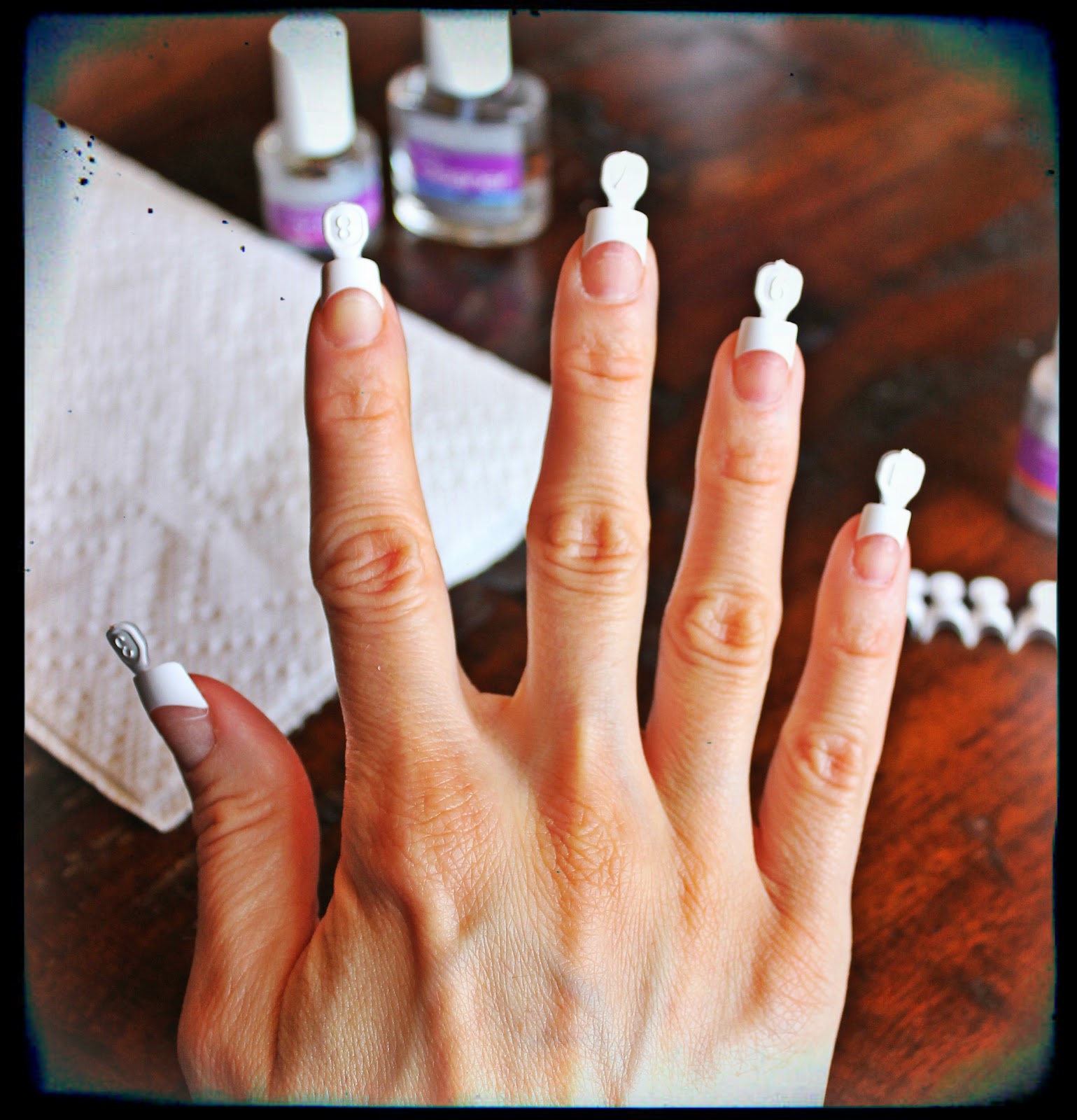 Dear Demure,: The Fancy, Salon Nails At Home - Tutorial ...