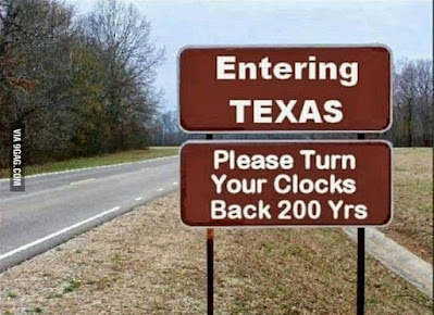 Texas Road Sign