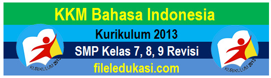 Kkm K-13 Bahasa Indonesia Smp Kelas 7, 8, 9 Revisi