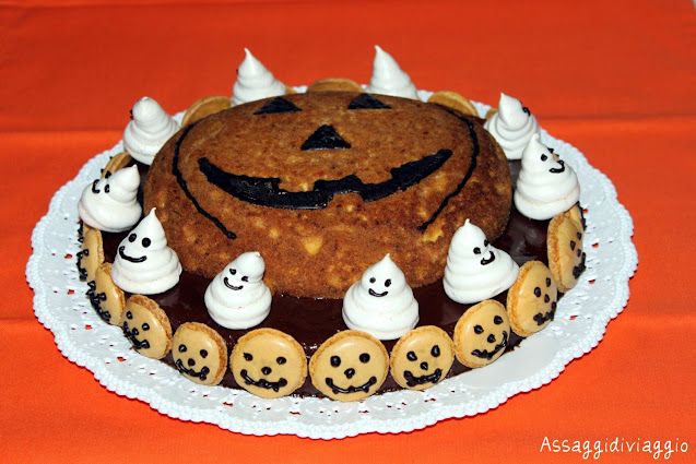 Torta di carote per la festa di Halloween