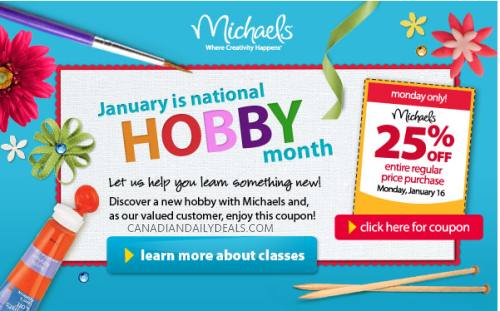 michaels canada coupons