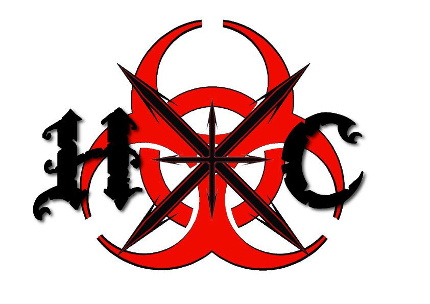Hardcore tattoo design. "Hardcore" (hxc) tattoo design.