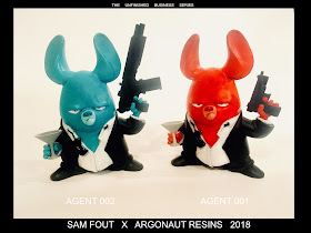 Bone Ghost Agent 001 & 002 Resin Figures by Sam Fout x Argonaut Resins