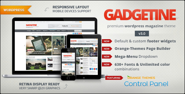 Dadgetine Wordpress Theme for Premium Magazine Free Download