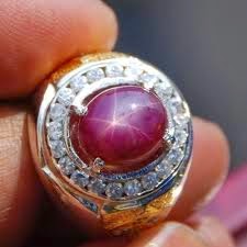 Batu Permata Star Ruby Tanzania