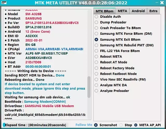 MTK META Utility V48