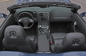 Interior of 2011 Corvette GS Convertible