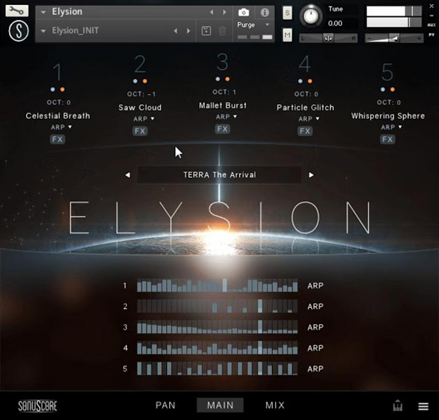 Sonuscore Main GUI  Elysion Interface