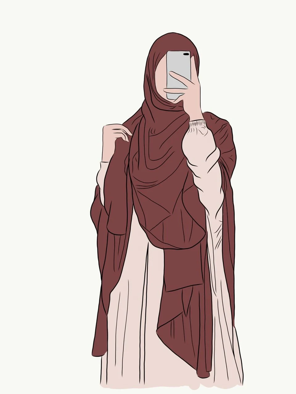 Hijab Illustration Ideas