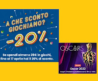 Promozione La Feltrinelli : sconto -20% sui Giochi e del 50% su 2 film da Oscar