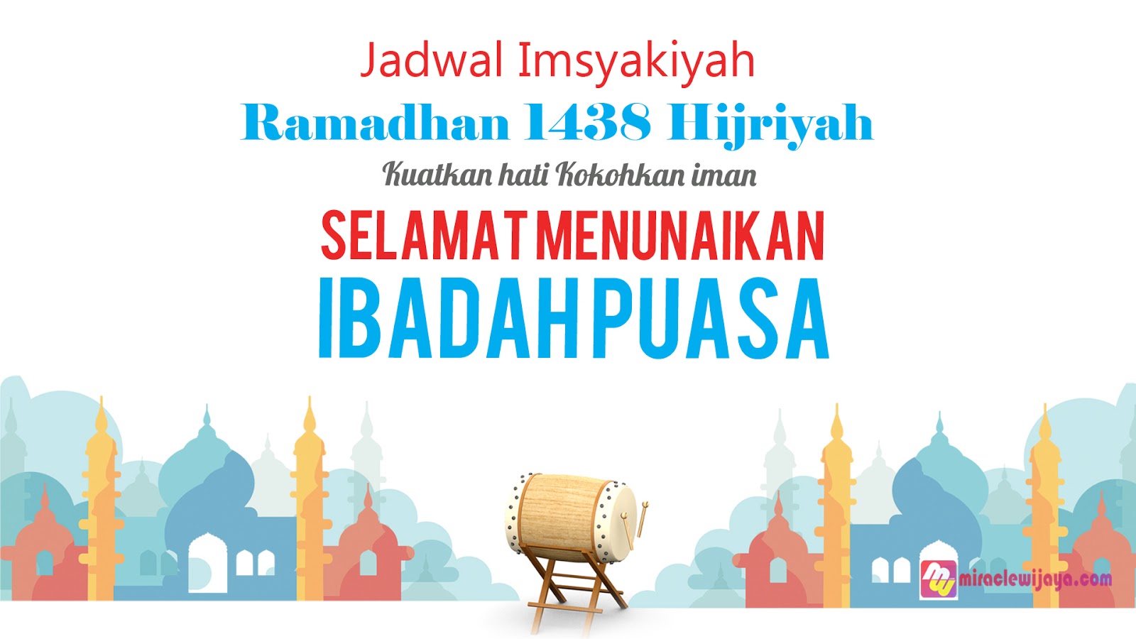 Jadwal Imsakiyah Ramadhan 2018-2019 (1440H 