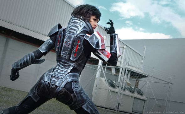 Angela Bermúdez deviantart incríveis cosplays filmes games linda nerd Versão feminina do comandante Shepard (Mass Effect)