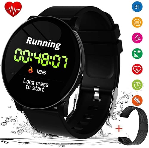 BGJOY Blood Pressure Heart Rate Monitor Smartwatch