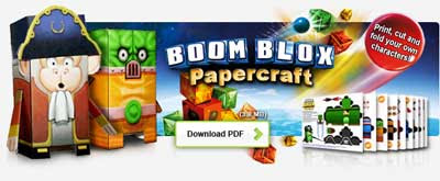 Boom Blox Bash Party Papercraft