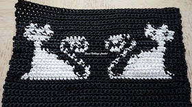 free crochet wallet pattern, free crochet kitty cat wallet pattern, free crochet kitten clutch purse pattern