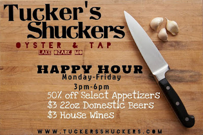 Tuckers Shuckers, Lake of the Ozarks, Bagnell Dam Strip, Happy Hour