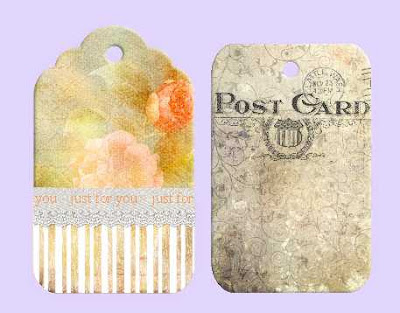 free shabby digi tags