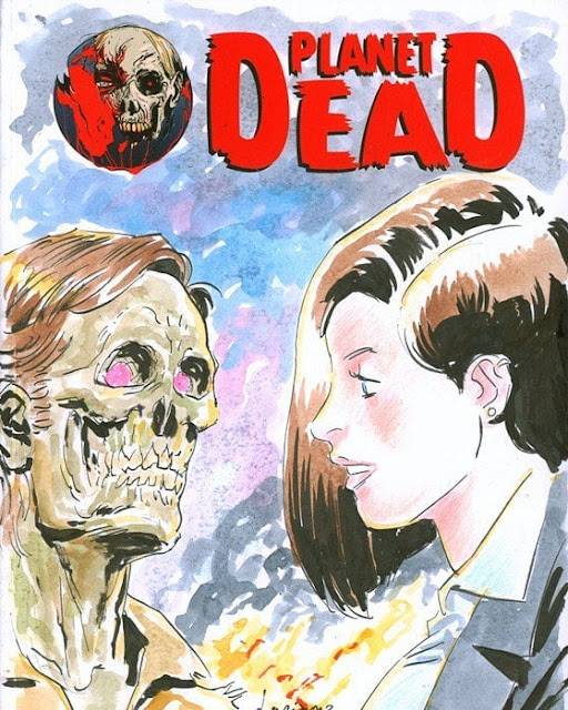 Planet Dead #3: blank cover con disegno a colori