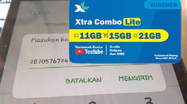 Cara Memasukkan Kode Voucher XL