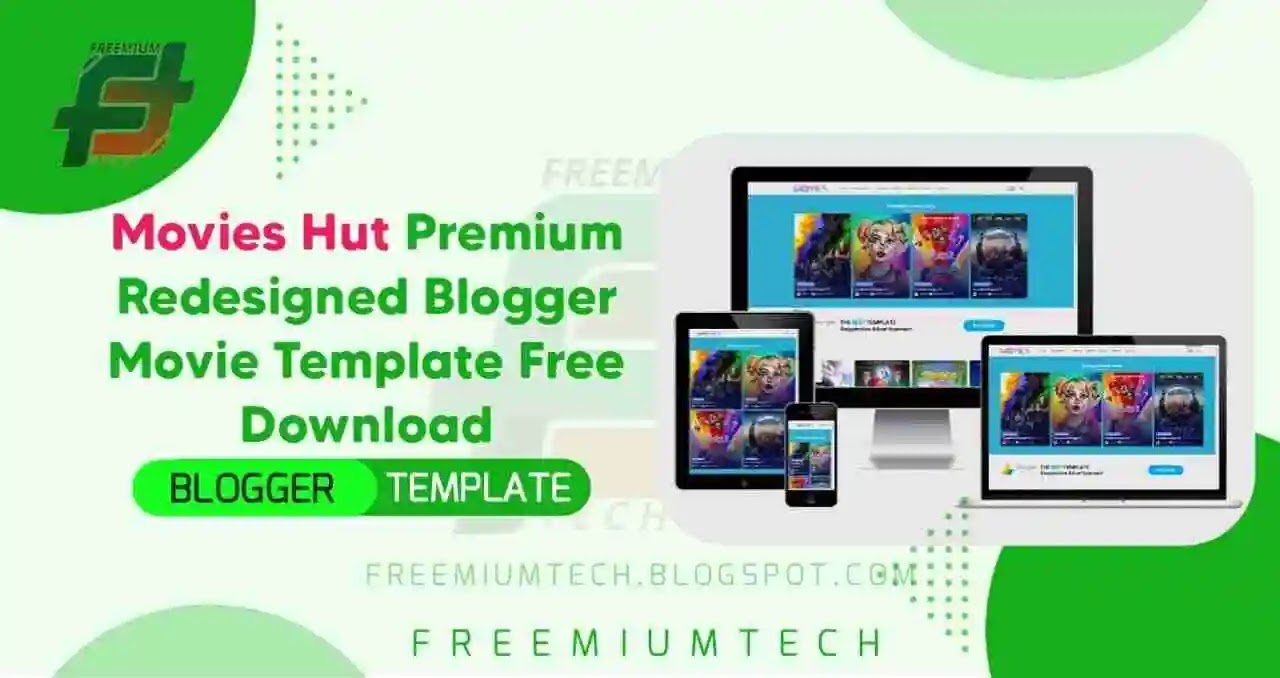 Movies Hut Redesign Blogger Template Free Download