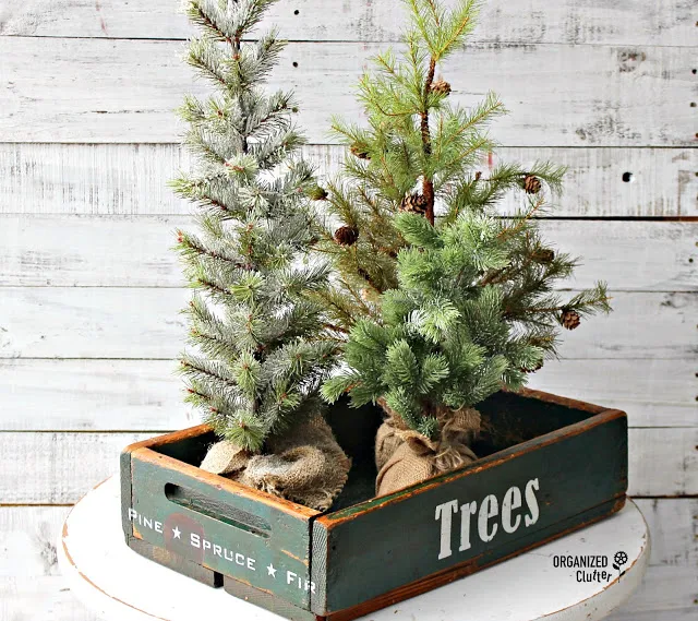 Old Sign Stencils - Christmas Trees