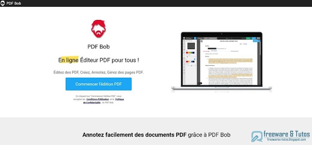 PDF Bob : votre éditeur PDF gratuit en ligne