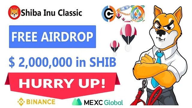 SHIBA INU CLASSIC Airdrop of 50 M $SHIB Token Free