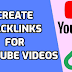 YouTube video backlinks online generator - Free SEO