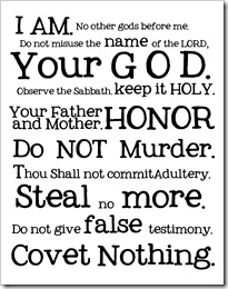 Ten Commandments