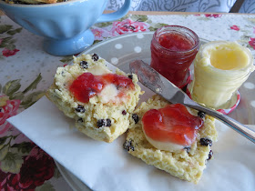 Orange and Currant Cream Scones