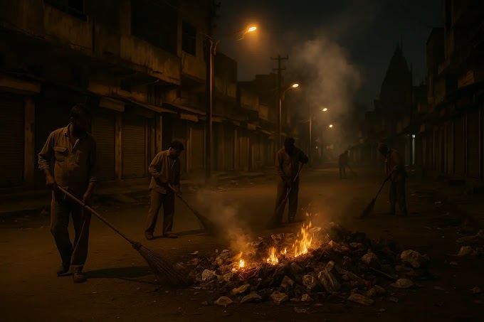 सवाई माधोपुर में कचरा प्रबंधन की लापरवाही: सफाई कर्मचारी ही कचरे को लगा रहे आग, मॉनिटरिंग नाकाम