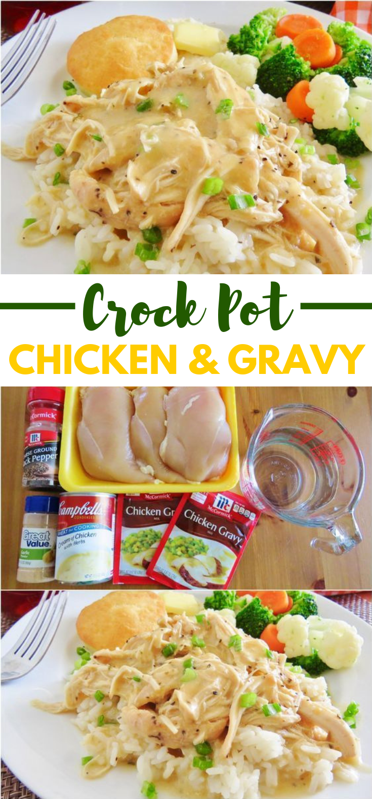 Crock Pot Chicken and Gravy