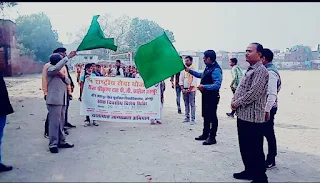 राज कालेज के शिविराथियों ने निकाला सड़क सुरक्षा जागरूकता रैली | #NayaSaberaNetwork