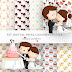 KIT PAPEL DIGITAL GRATIS  CASAMENTO CUTE 