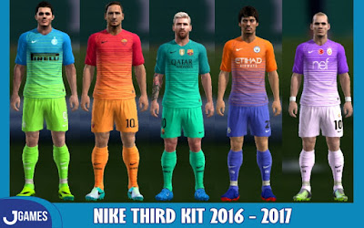 PES 2013 Nike Third Kits 2016-2017 by Jefries6