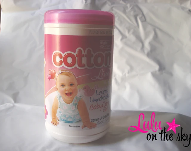 Cotton Line Lenços Umedecidos Baby Care Girl.