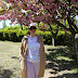 Blossomed Cherry Trees, Pastel Attire, and Golden Earrings / Ciresi infloriti, haine pastel si cercei aurii