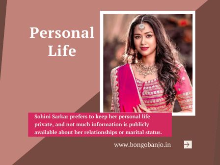 Sohini Sarkar Personal Life