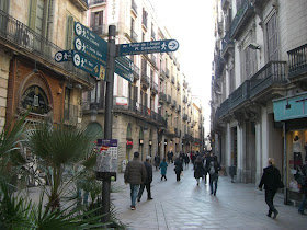 Portaferrissa shopping street in Barcelona