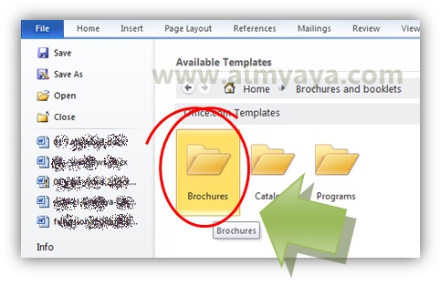 Brosur dan booklet sering kita gunakan sebagai salah satu alternatif cara pemasaran  Cara Membuat Brosur & Booklet Menggunakan Ms Word 2010