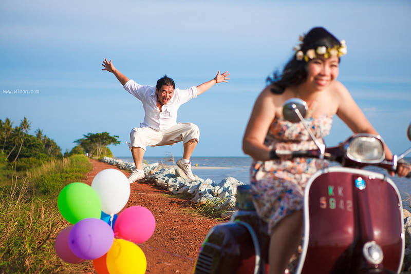 Wallpaper HD 2019 50 FOTO PREWEDDING ROMANTIS  DENGAN VESPA 