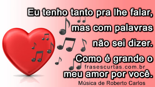 Frases românticas de musicas