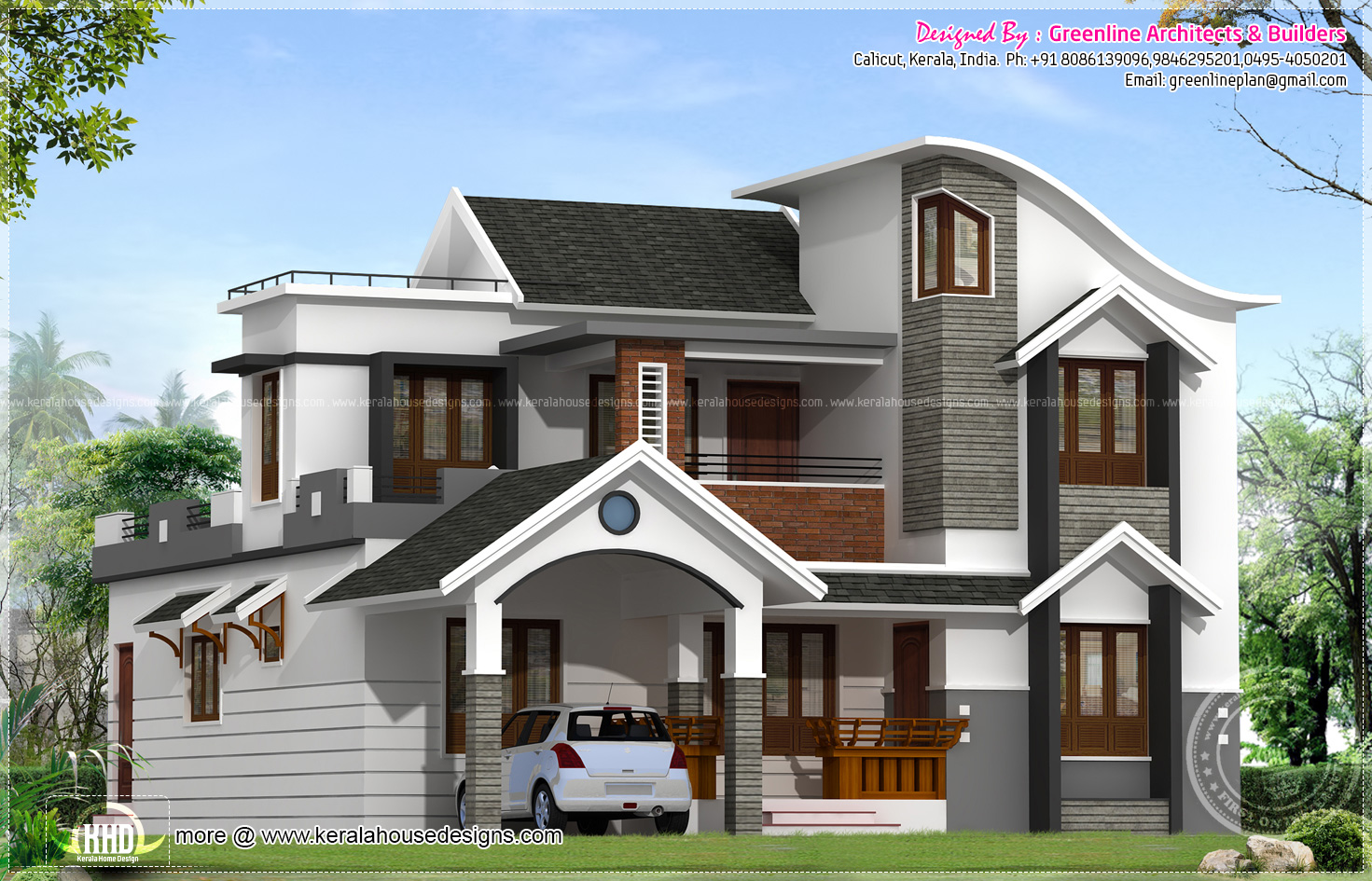  Modern  house  architecture in Kerala  Home  Kerala  Plans 