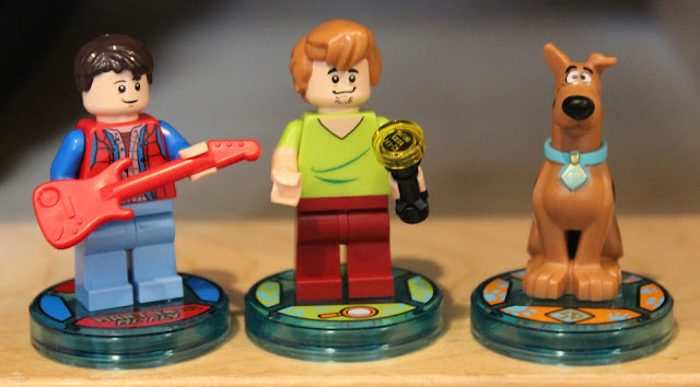 Lego Dimensions minifigures - Marty McFly, Shaggy and Scooby