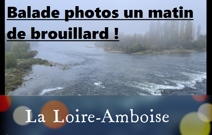Balade photos brumeuse sur Amboise...