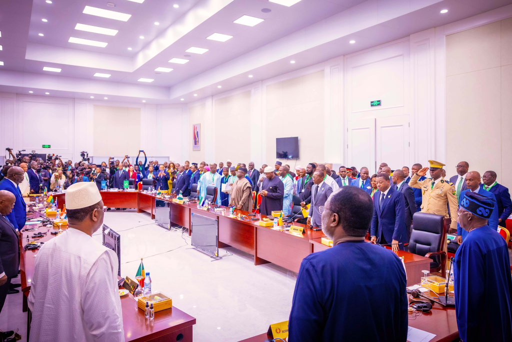 President of Nigeria, Asiwaju Bola Ahmed Tinubu, elected Chairman of Heads of State and Government of the Economic Community Of West African States (ECOWAS) at the 63rd Ordinary Session in Bissau, Guinea-Bissau, on Sunday 9 July, 2023