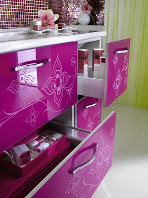 Girly Bathroom Furniture Design by Delph