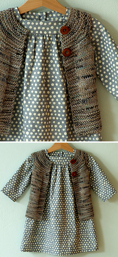 Plain Vest - Knitting Pattern 