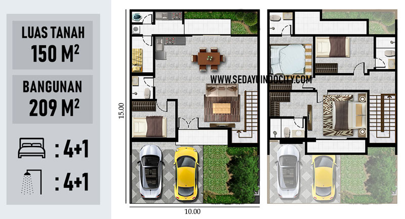 SHOW UNIT RUMAH  PIK 2 TIPE 10X15 PIK 2 SEDAYU INDO CITY 