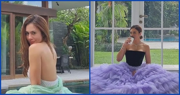 Janda Semakin Menggoda, Wulan Guritno Tampil Memesona Dalam Balutan Tube Dress yang Jadi Sorotan